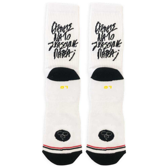Bee Unusual Κάλτσες Crush Edition "ΘΕΛΕΙΣ" Socks White Bee Unusual Κάλτσες Crush Edition "ΘΕΛΕΙΣ" Socks White